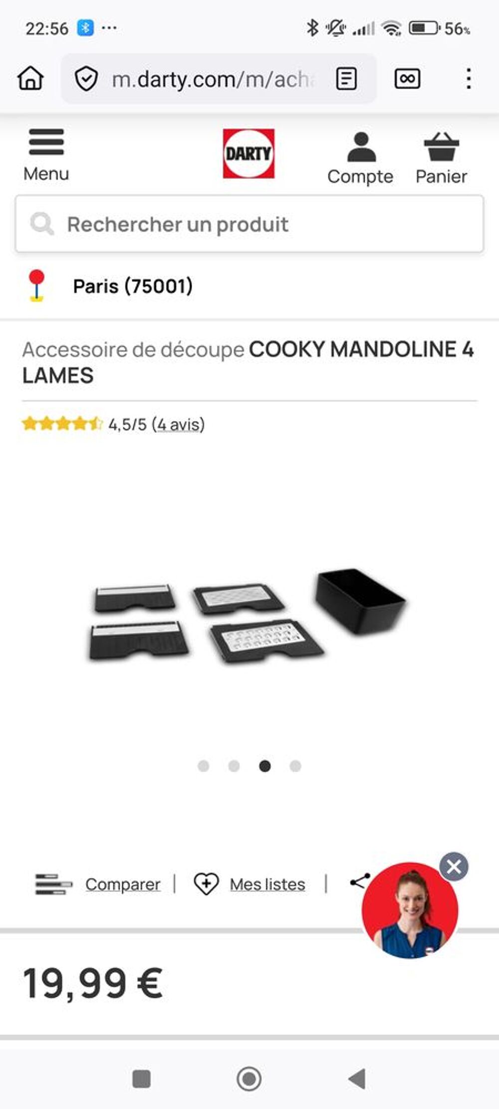Mandoline Cooky manuelle
Cuisine