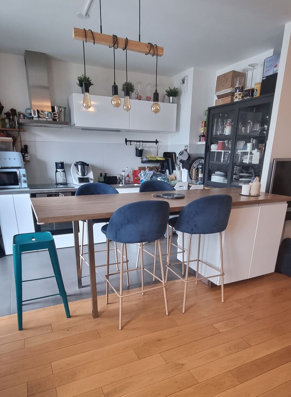 Ilot central cuisine/table haute dinatoire Meubles