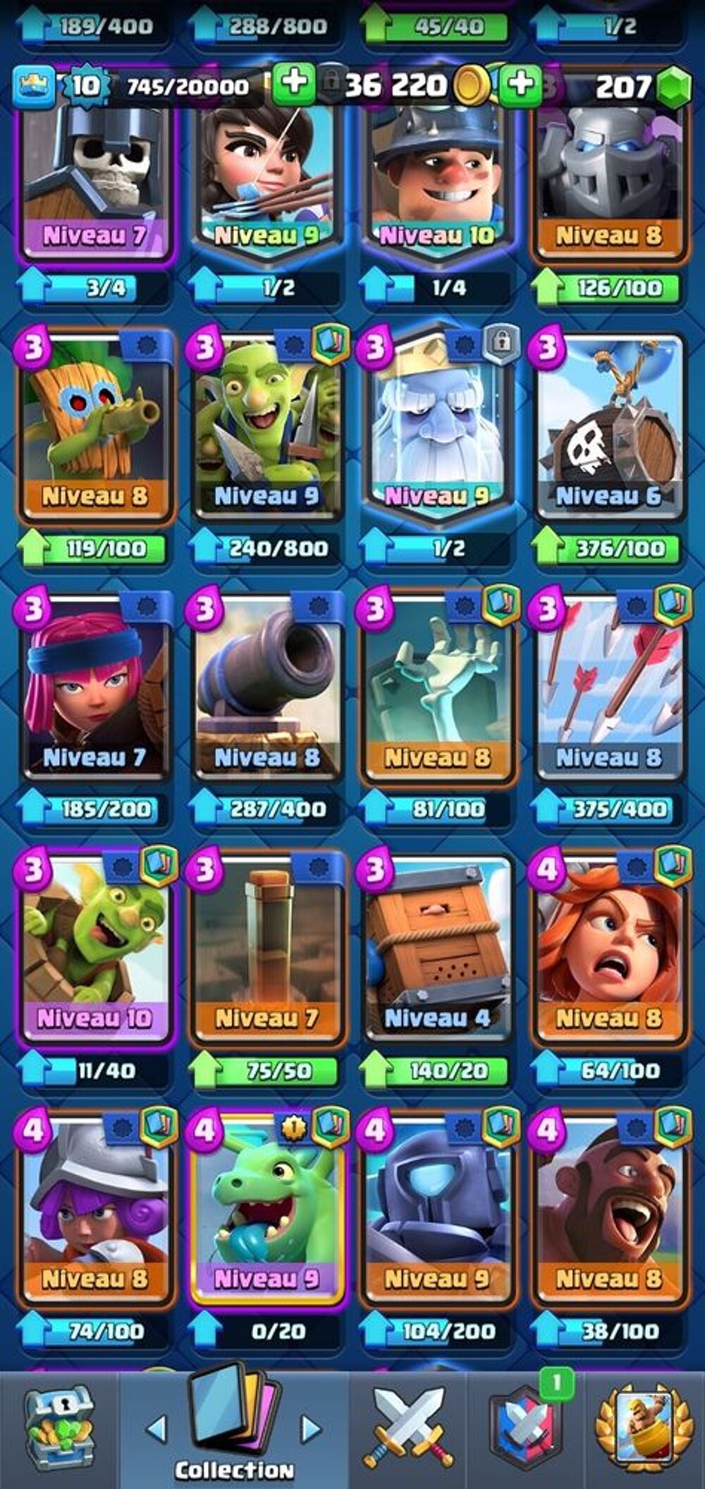 Achetez compte clash royale occasion, annonce vente à SinleNoble (59) WB170258716