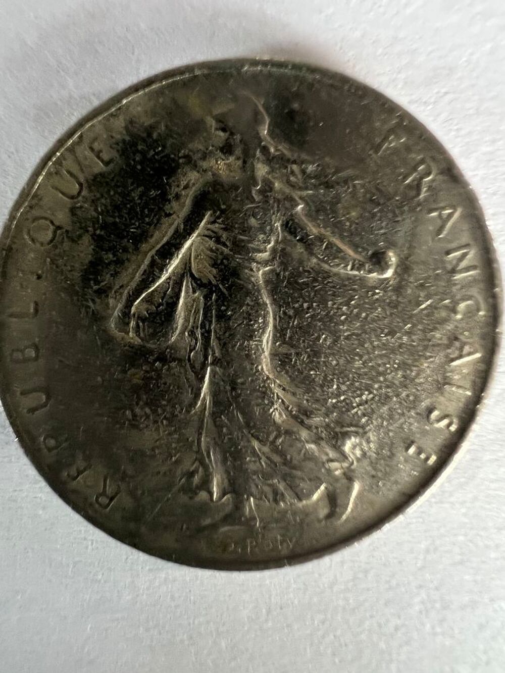 Pi&egrave;ce de monnaie 1 franc semeuse 1961 orty 