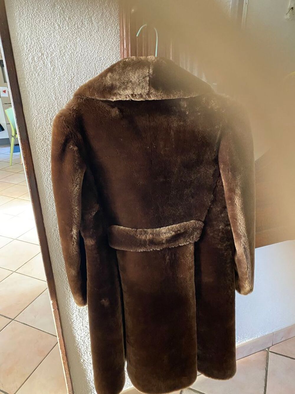 Manteau marron fourrure T38/40 Vêtements