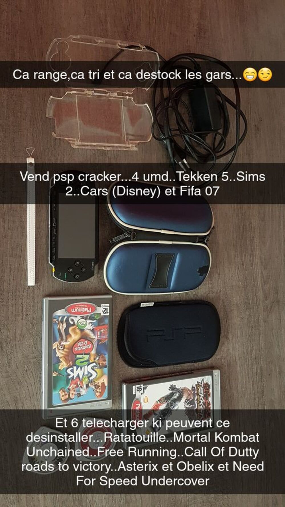 Psp de 2005 avec jeux et accessoires Consoles et jeux vidéos