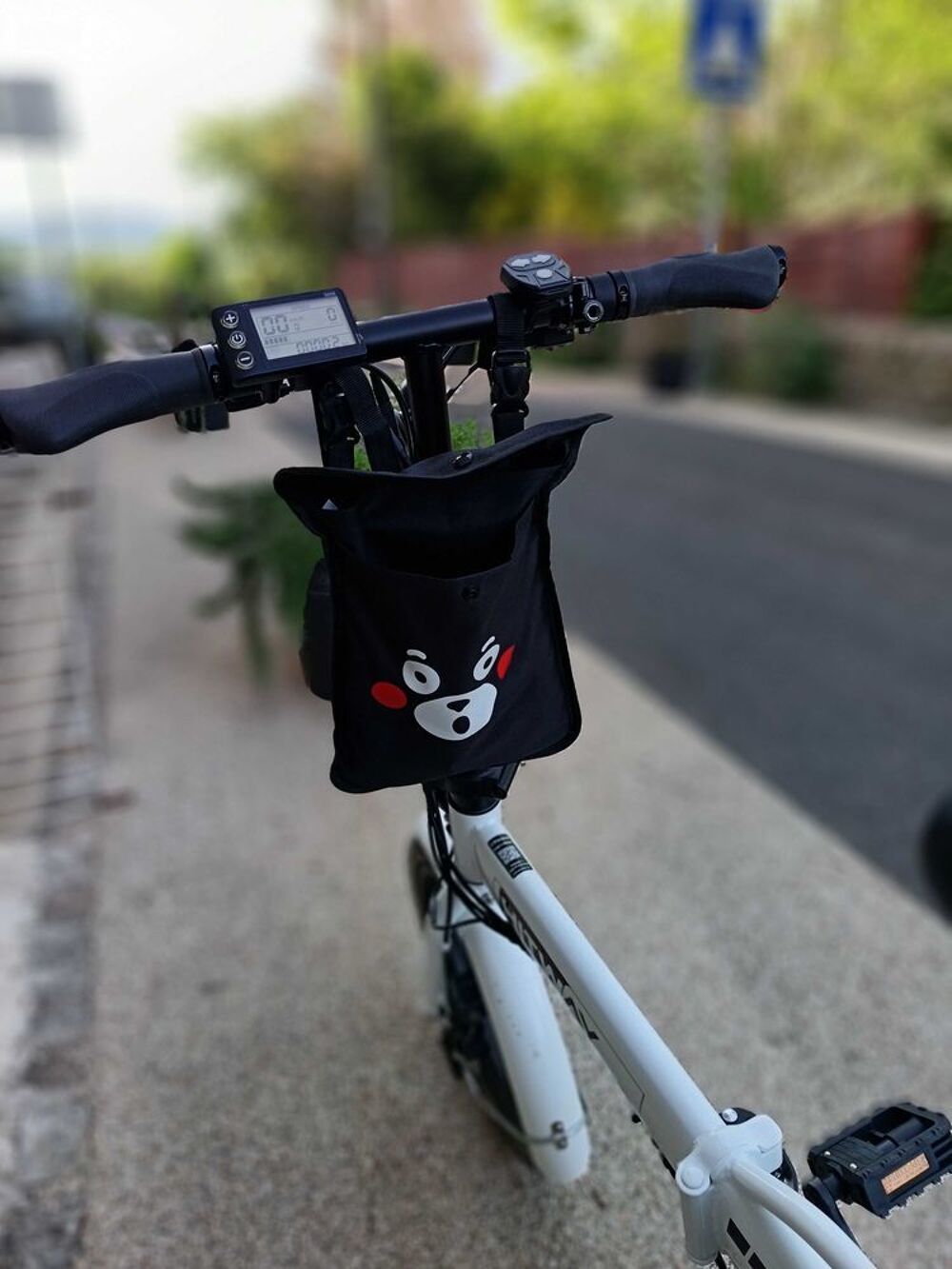 V&eacute;lo &eacute;lectrique mini avec remorque chien ou enfant Vélos