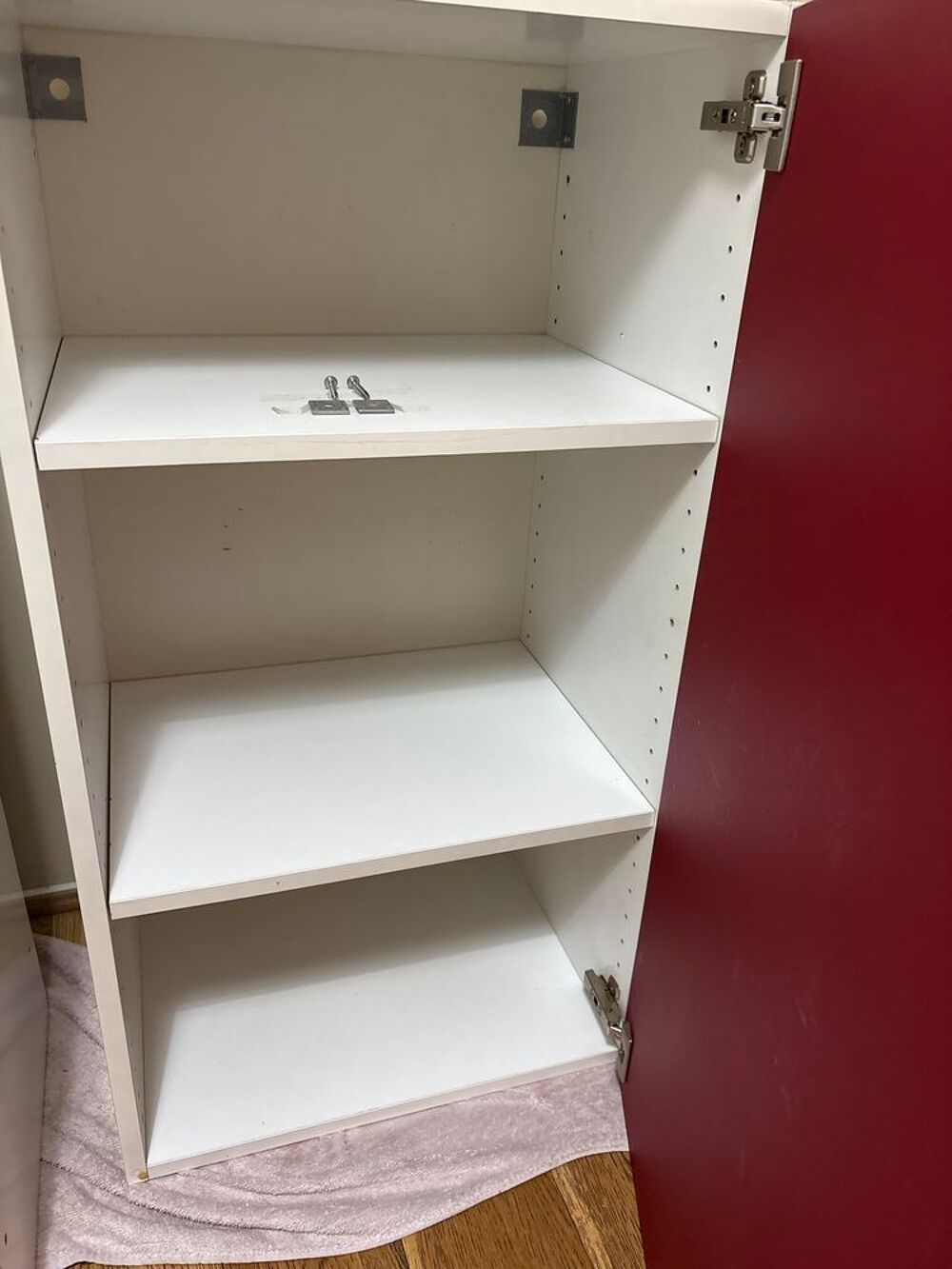 Lot de 5 meubles hauts de cuisine IKEA rouge laqu&eacute;" Meubles