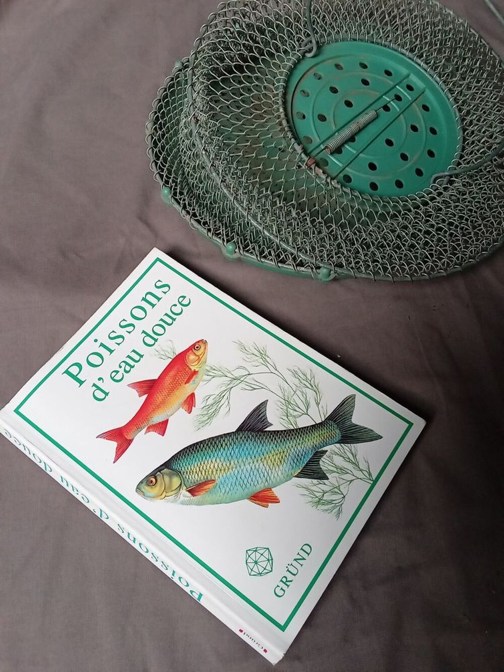 Lot bourriche p&egrave;che + livre
Sports