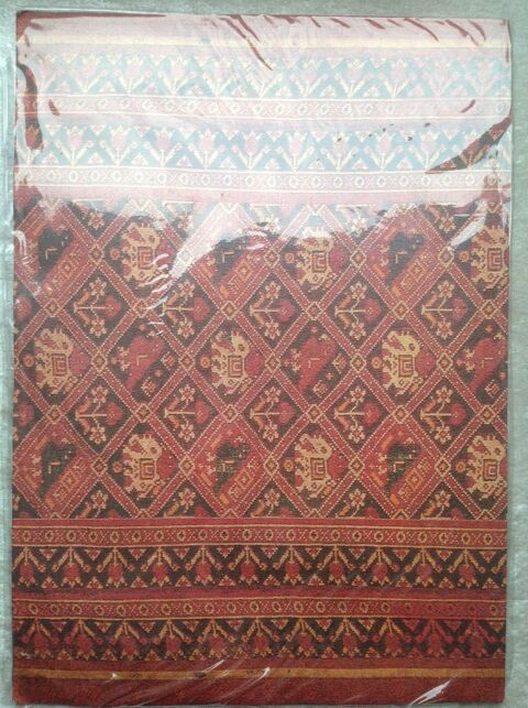PAPIER A? LETTRES + ENVELOPPES MOTIF TAPIS ROUGE 3 Trégunc (29)