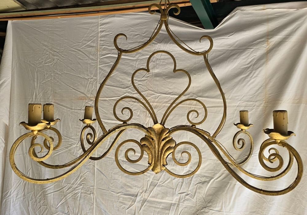 Lustre n&eacute;o classique 6 &eacute;clairage en m&eacute;tal Décoration