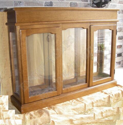 RARE VITRINE ENTRE DEUX, DOUBLE FACE ARTISANALE 290 Sergines (89)