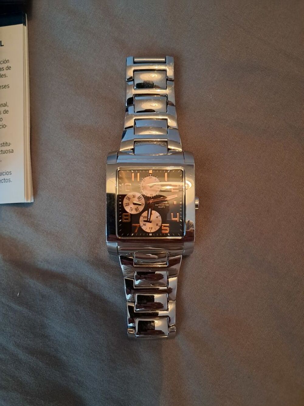 MONTRE HOMME FESTINA CADRAN ET BRACELET ACIER ETAT NEUF Bijoux et montres