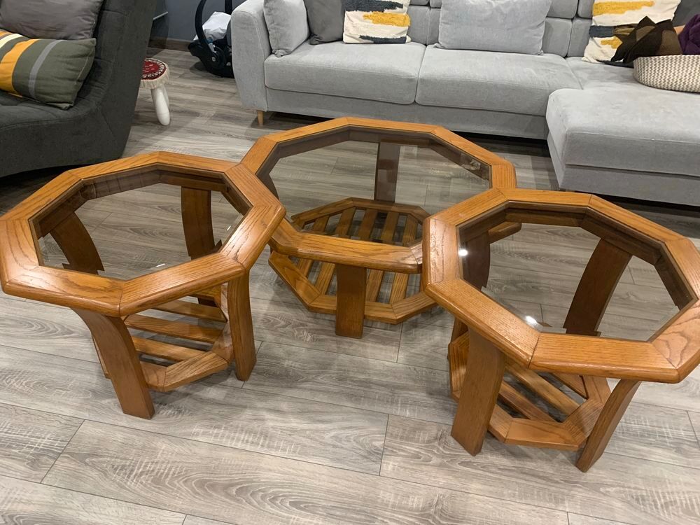 table basse avec ses 2 bouts de canap&eacute; Meubles