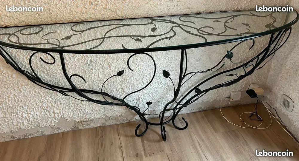 CONSOLE FER FORGE Meubles