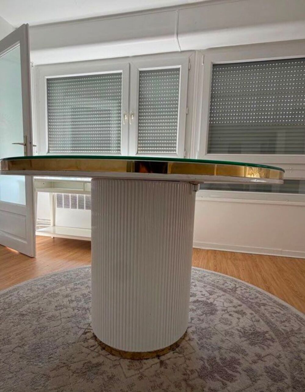 Table ronde en verre Meubles
