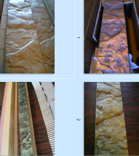 
80m baguettes bois ornement p�te anglaise pin effet pierre 400 Wolxheim (67)