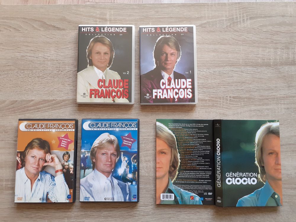 6 DVD - CLAUDE FRANCOIS DVD et blu-ray