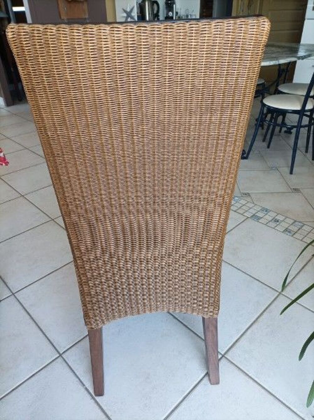 4 Chaises Loom et cuir Meubles