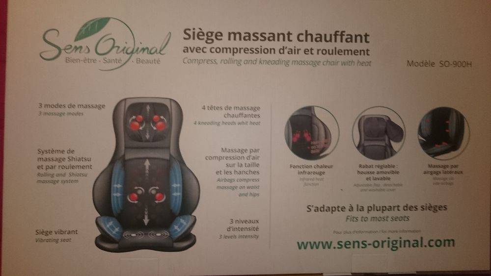 Si&egrave;ge massage chauffant Meubles