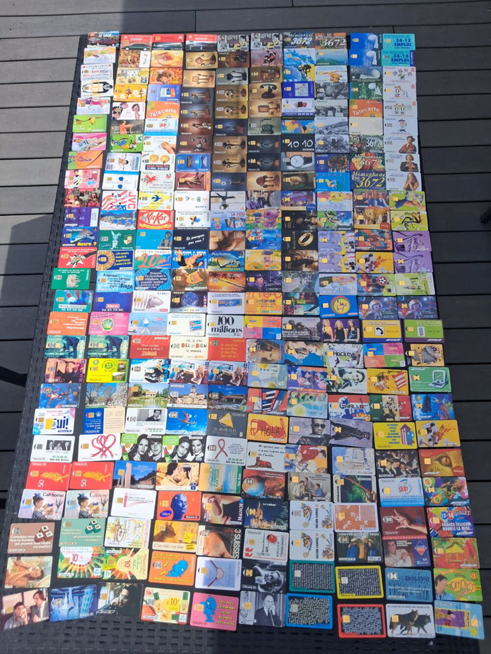 collection de 690 t&eacute;l&eacute;cartes 