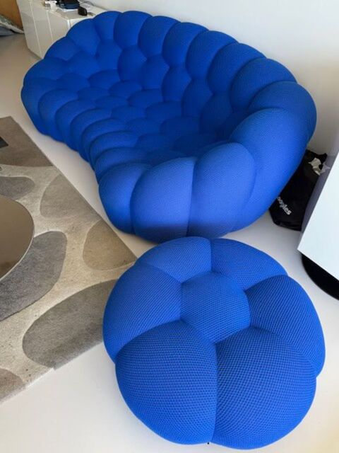 Canap & Pouf Bubble Roche Bobois bleu lectrique 3300 Saint-Laurent-du-Var (06)