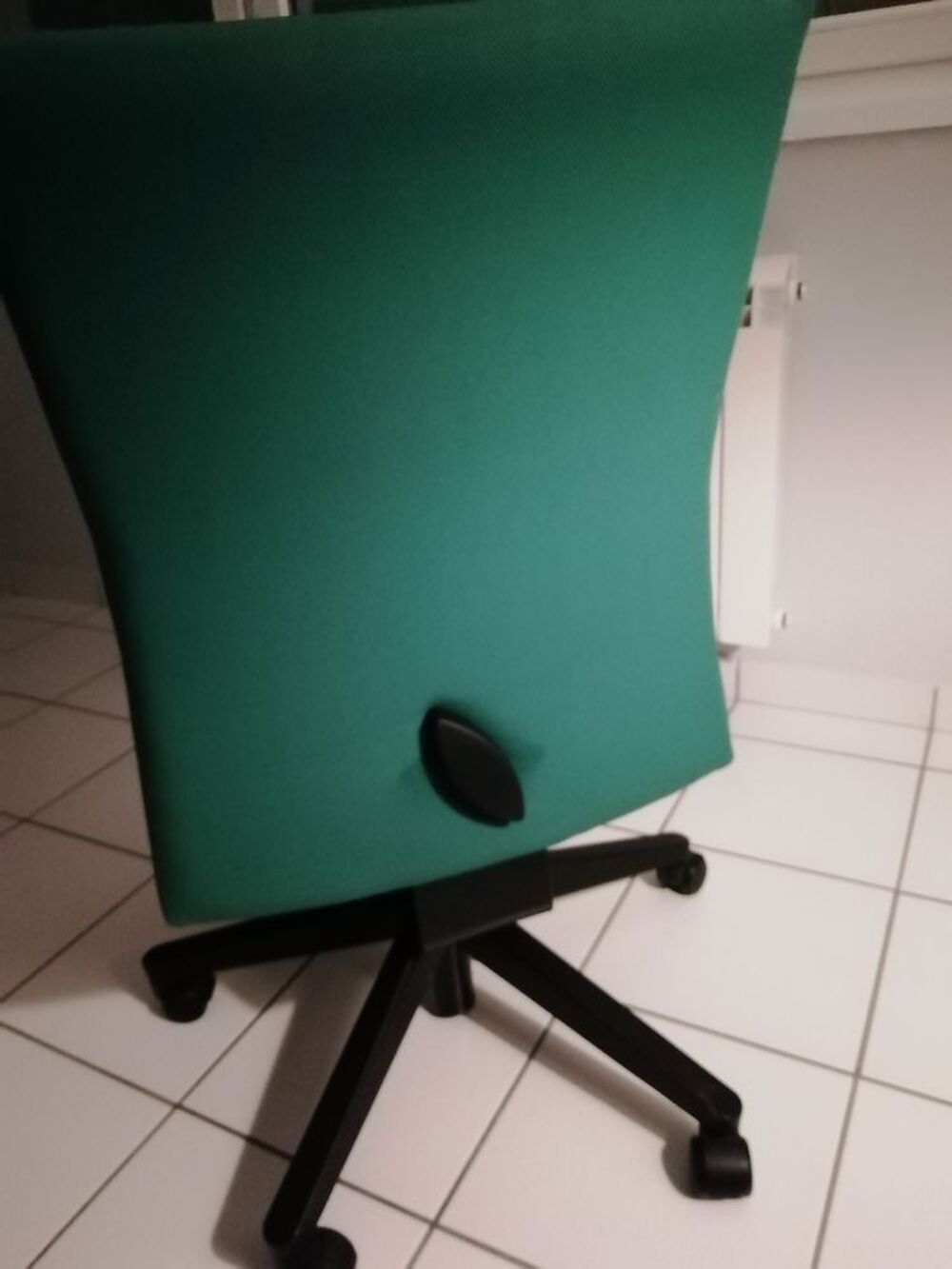 Fauteuil de bureau en tissu vert Meubles