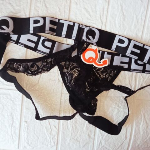 Jock-String pour homme en dentelle noire et en taille XL 24 Lyon 9 (69)