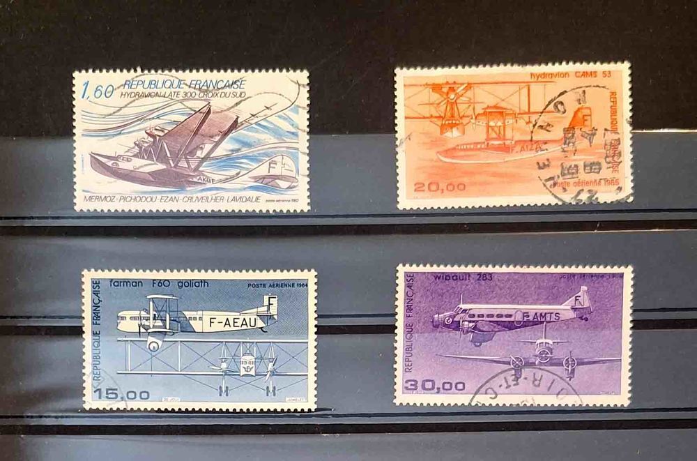 S&eacute;rie de timbres de collection de France A 