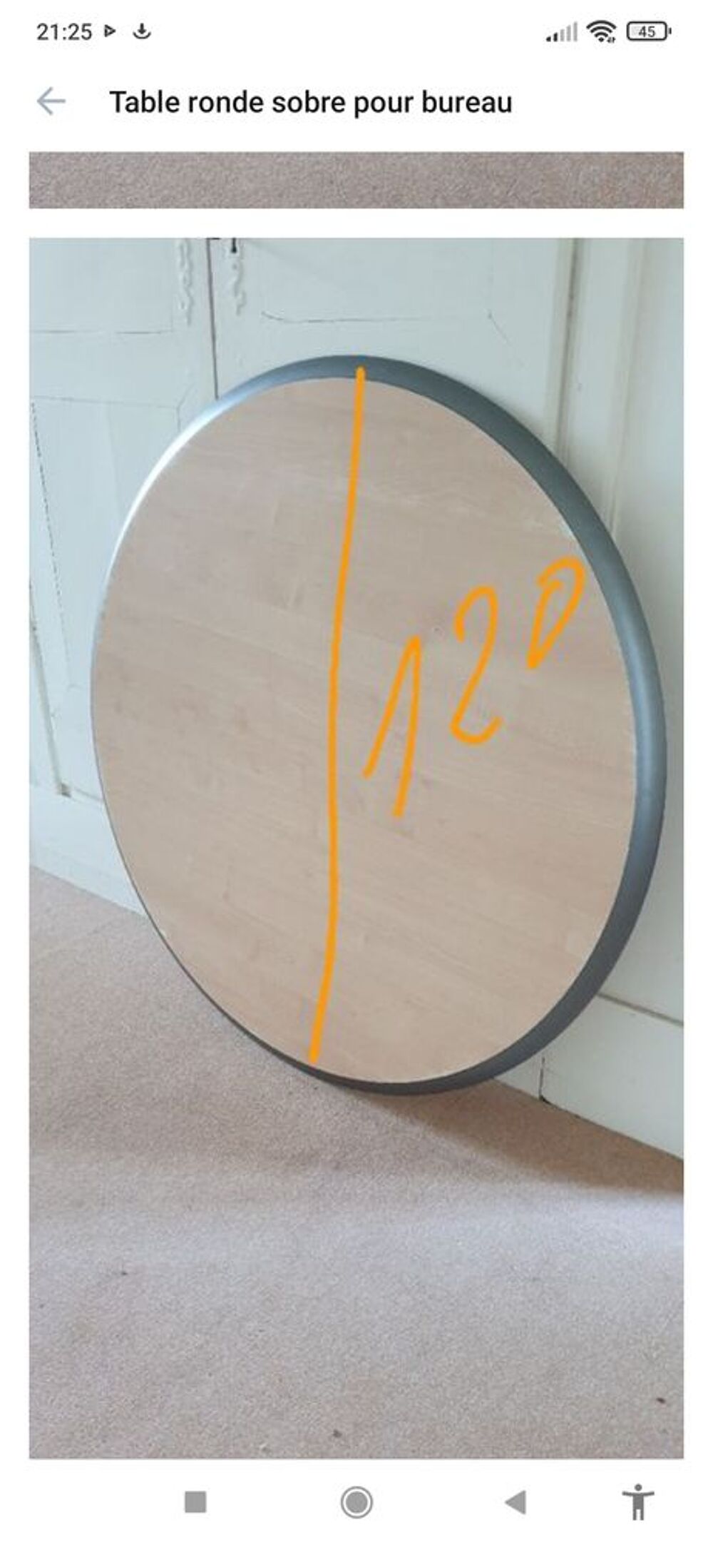 Table ronde 19 euros Meubles