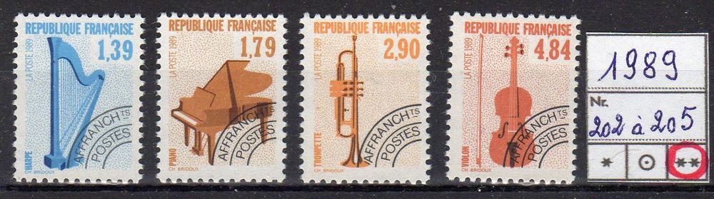 TIMBRES FRANCE 
PREOBLITERES
N** 