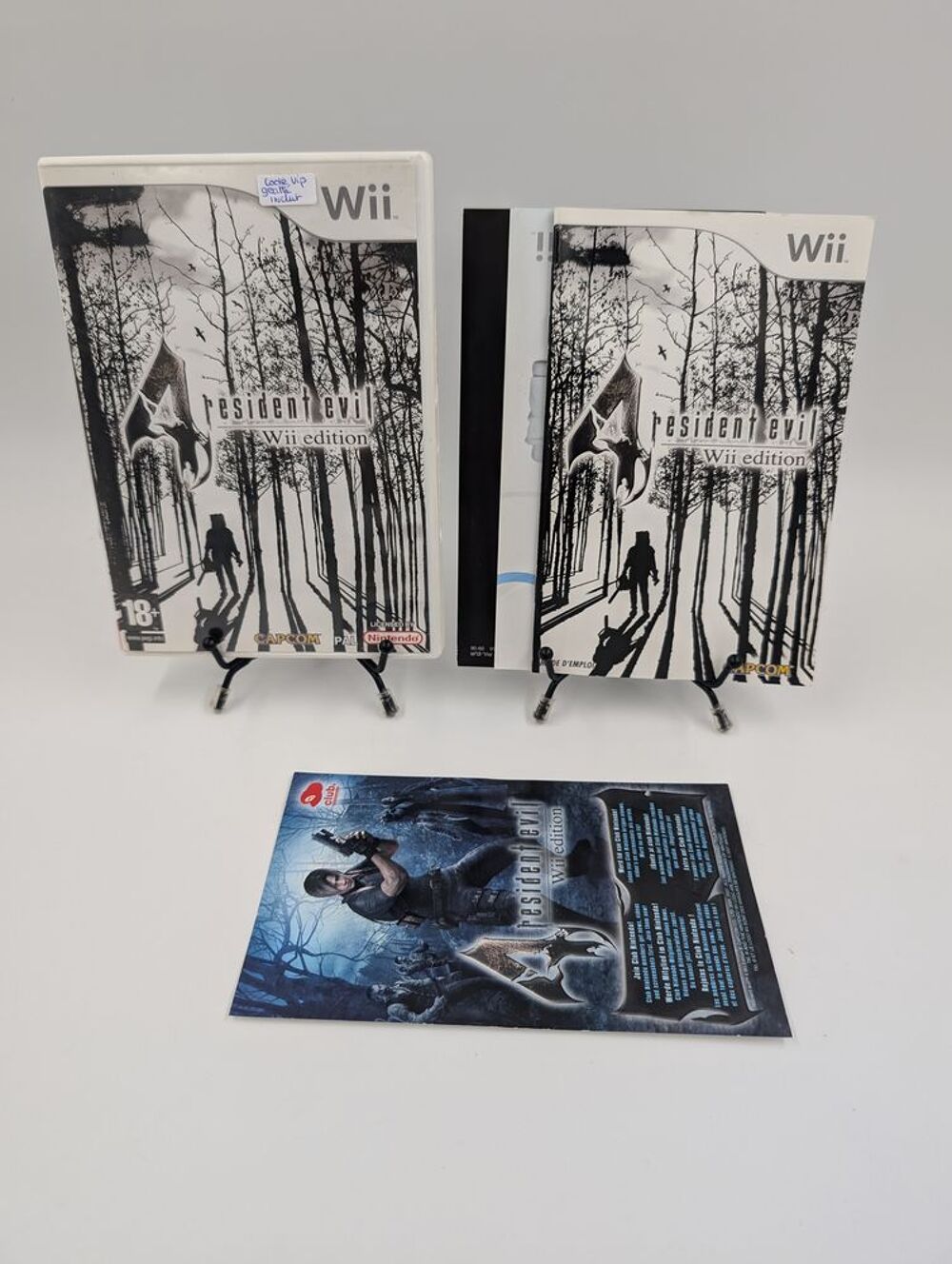 Jeu Nintendo Wii Resident Evil 4 Wii Edition complet + VIP Consoles et jeux vidéos