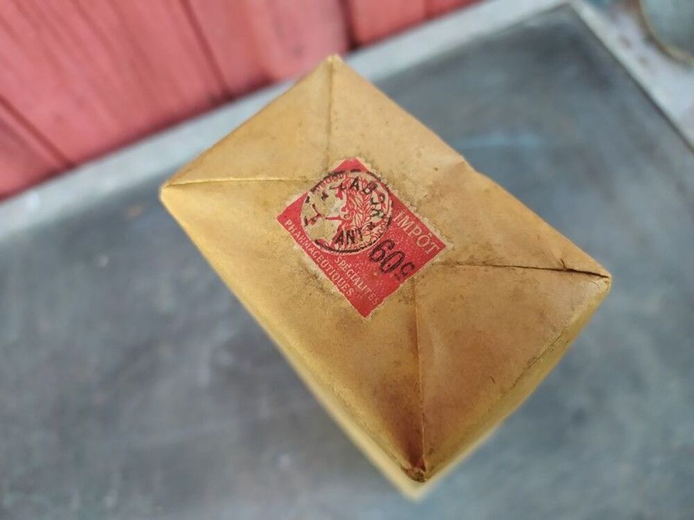Ancienne Bouteille Antiseptique Salubrine Ph&eacute;nix Pharmacie 