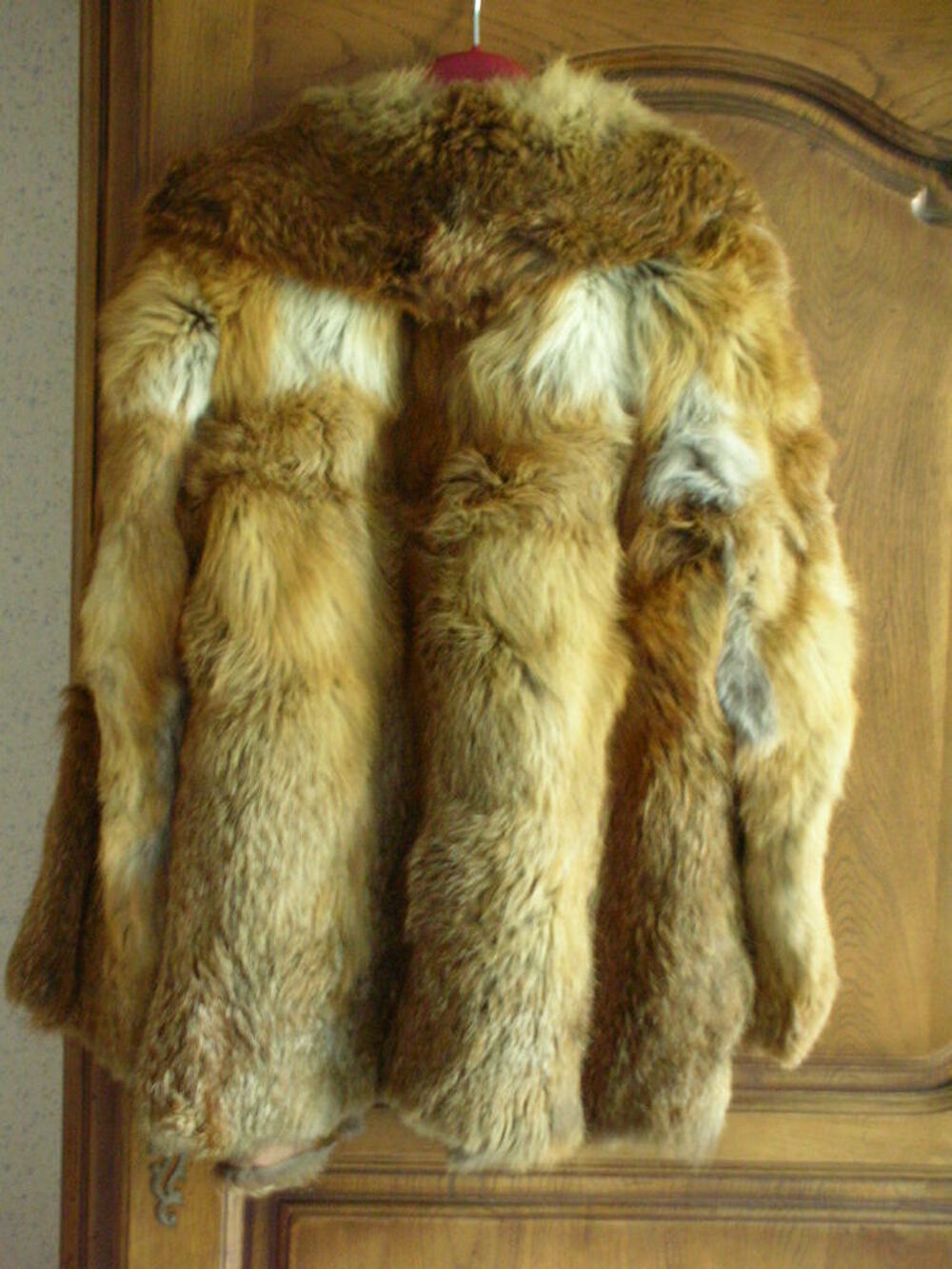 VESTE EN RENARD ROUX Vêtements