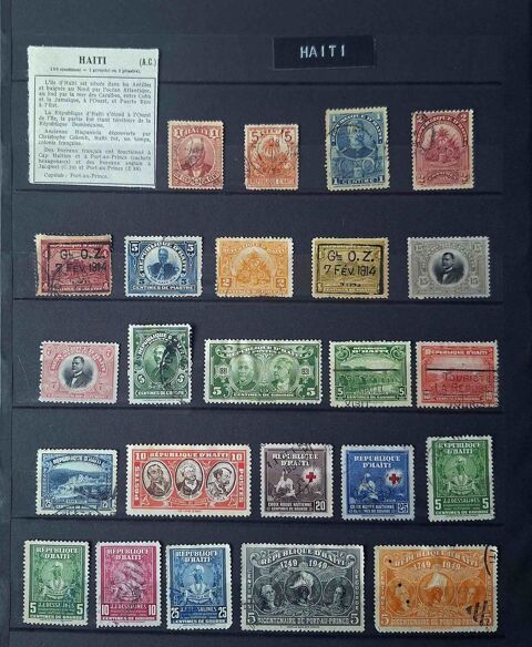 Série de timbres de collection d'Haïti 26 Gap (05)