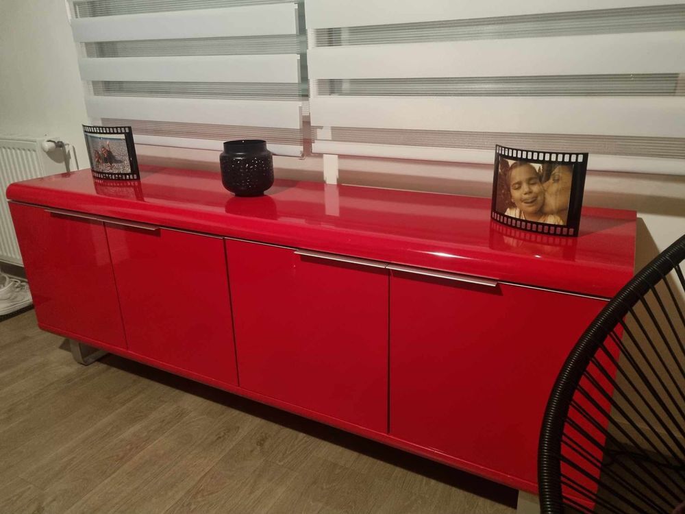 Buffet laque rouge Meubles
