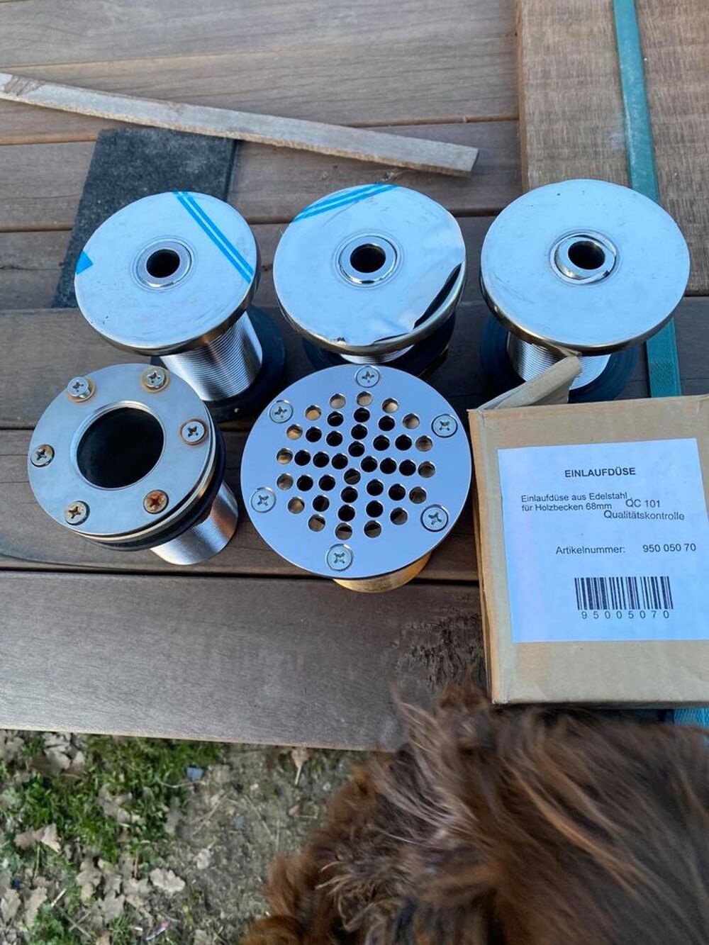 Buse de refoulement r&eacute;glable en inox
Jardin