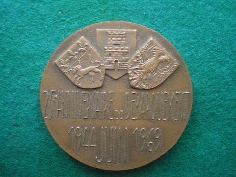 M�daille du 25� Anniversaire du D�barquement. 25 Caen (14)