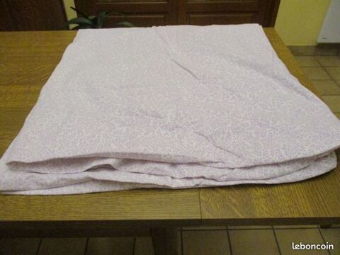 Drap housse molletonn� blanc fleurs violet 1 m 70 x 1 m 15 0 M�rignies (59)