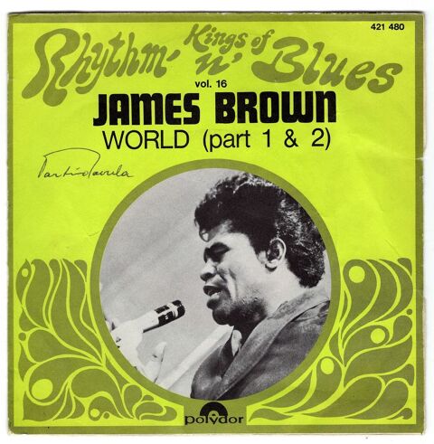 JAMES BROWN : WORLD (PART 1 & 2) - POLYDOR 421.480 8 Argenteuil (95)