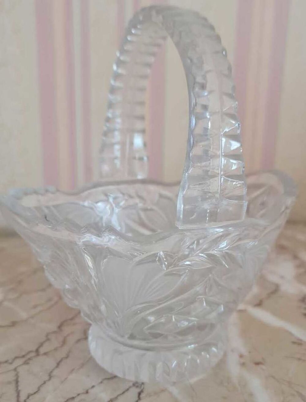 paniers en cristal 