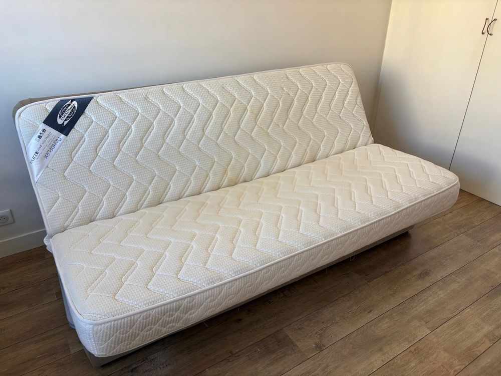 canap&eacute;-lit BZ DIVA avec coffre et matelas Simmons Mono Meubles