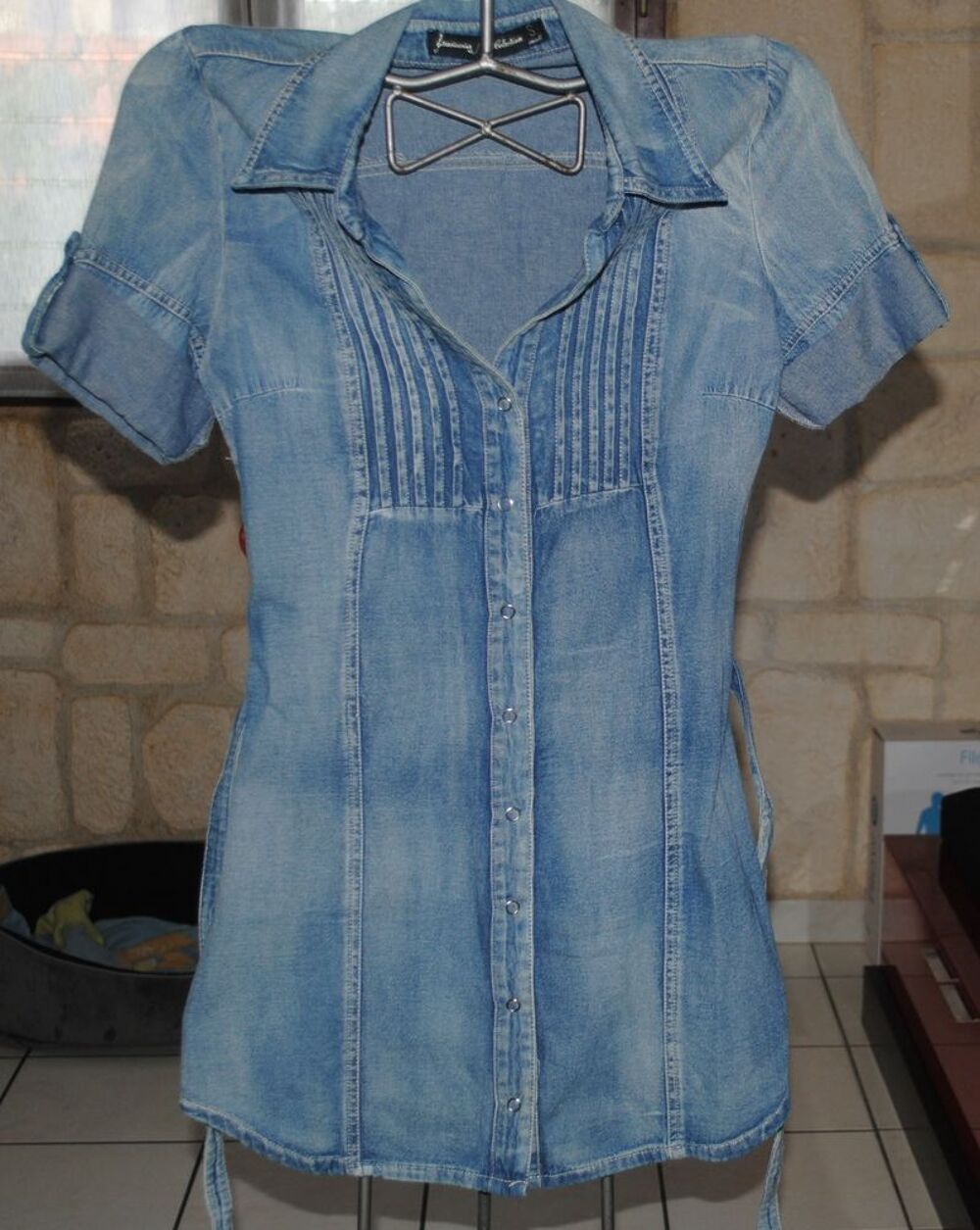 Robe d'&eacute;t&eacute; en Jeans Vtements