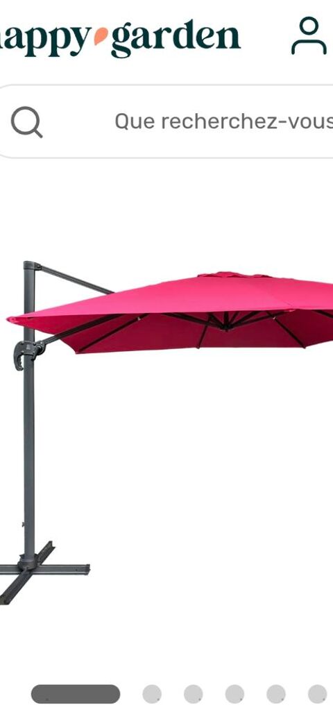 PARASOL NEUF FUSHIA Montacher-Villegardin (89)