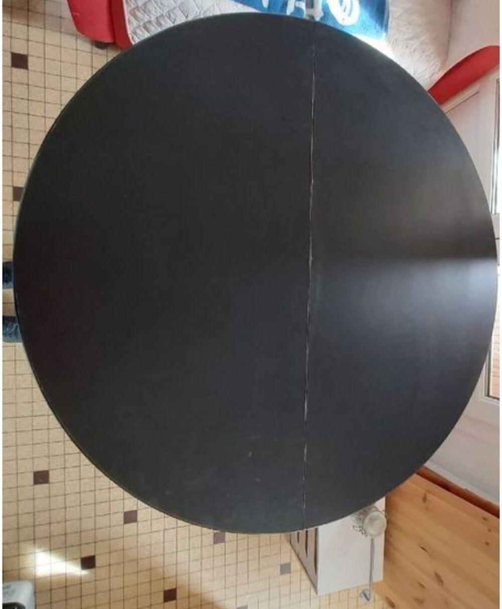 Table ronde noir Meubles