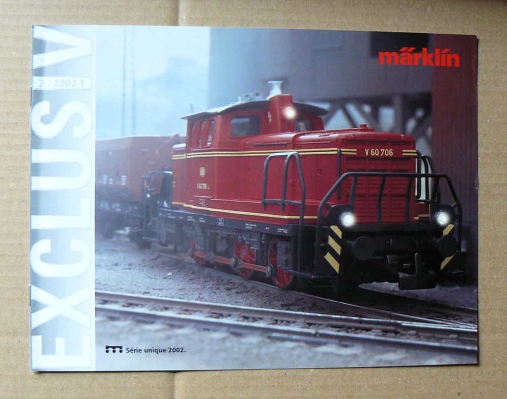 Catalogue M&auml;rklin Exclusiv - 2002 - 8 pages Jeux / jouets