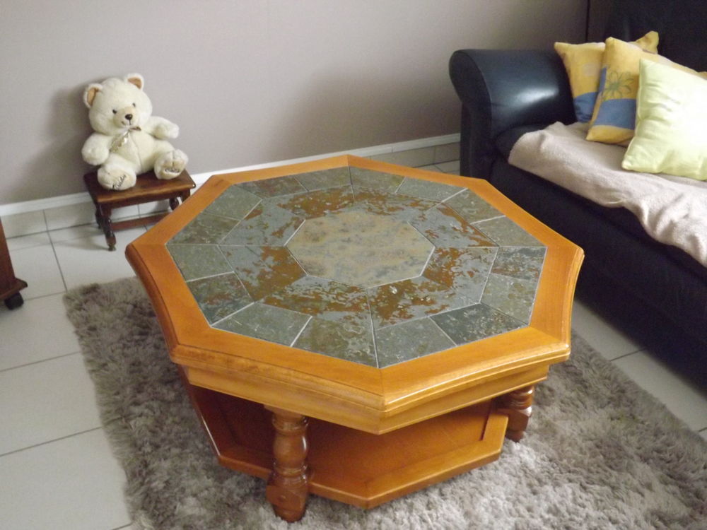 TABLE BASSE OCTOGONALE Meubles