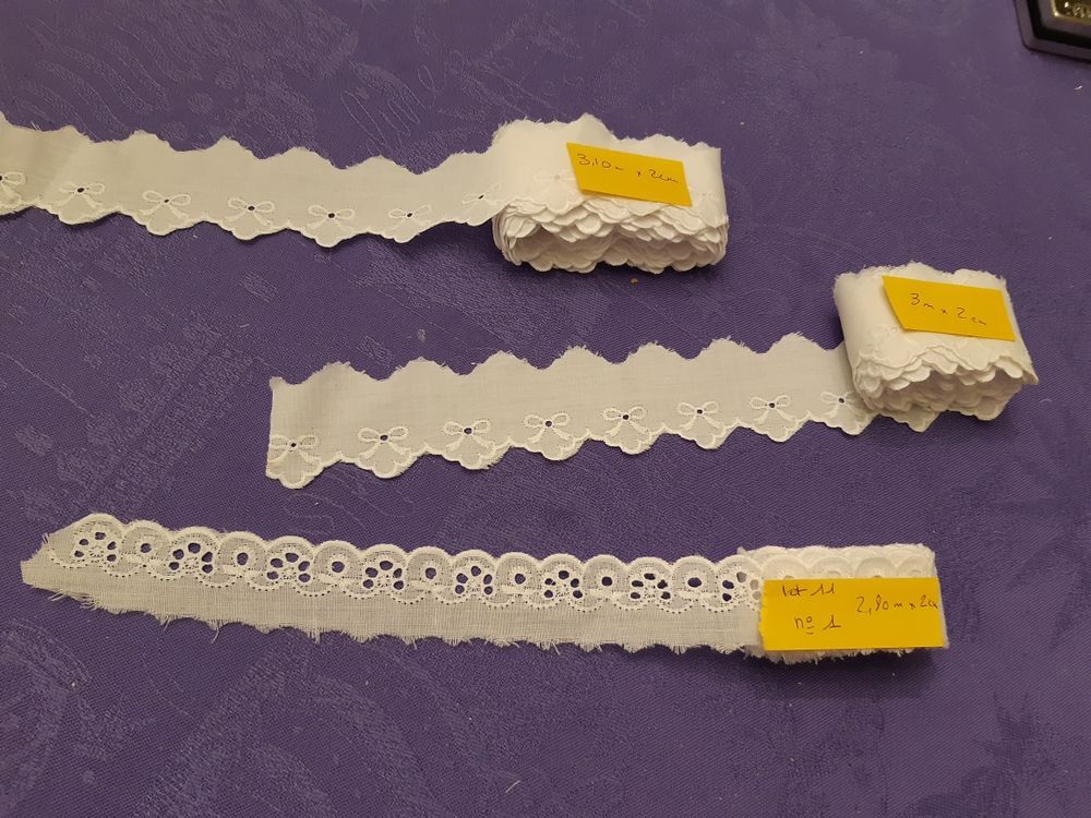lot de 3 dentelles Vêtements