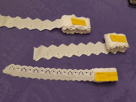 lot de 3 dentelles 25 Brignais (69)