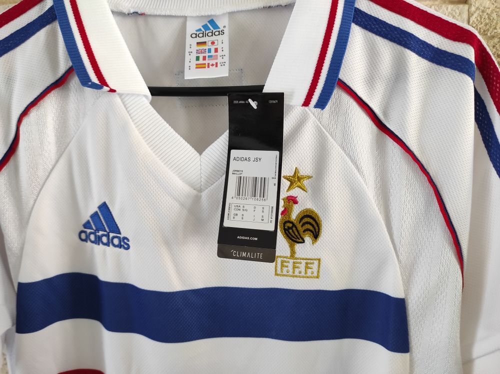 maillot ext&eacute;rieur de l'&eacute;quipe de France 1998 Vêtements