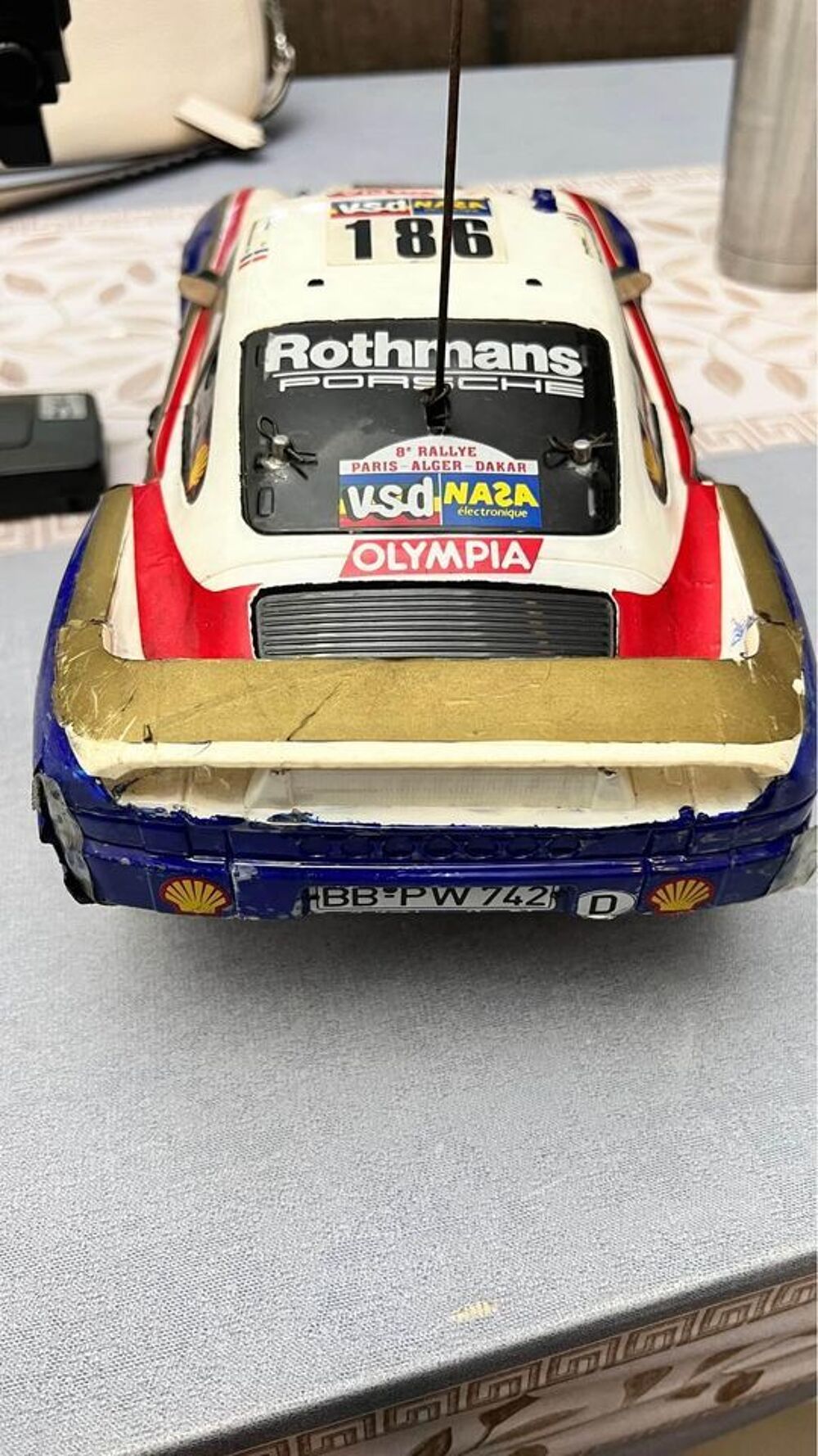 Porsche radiocommandee.PARIS DAKAR. 