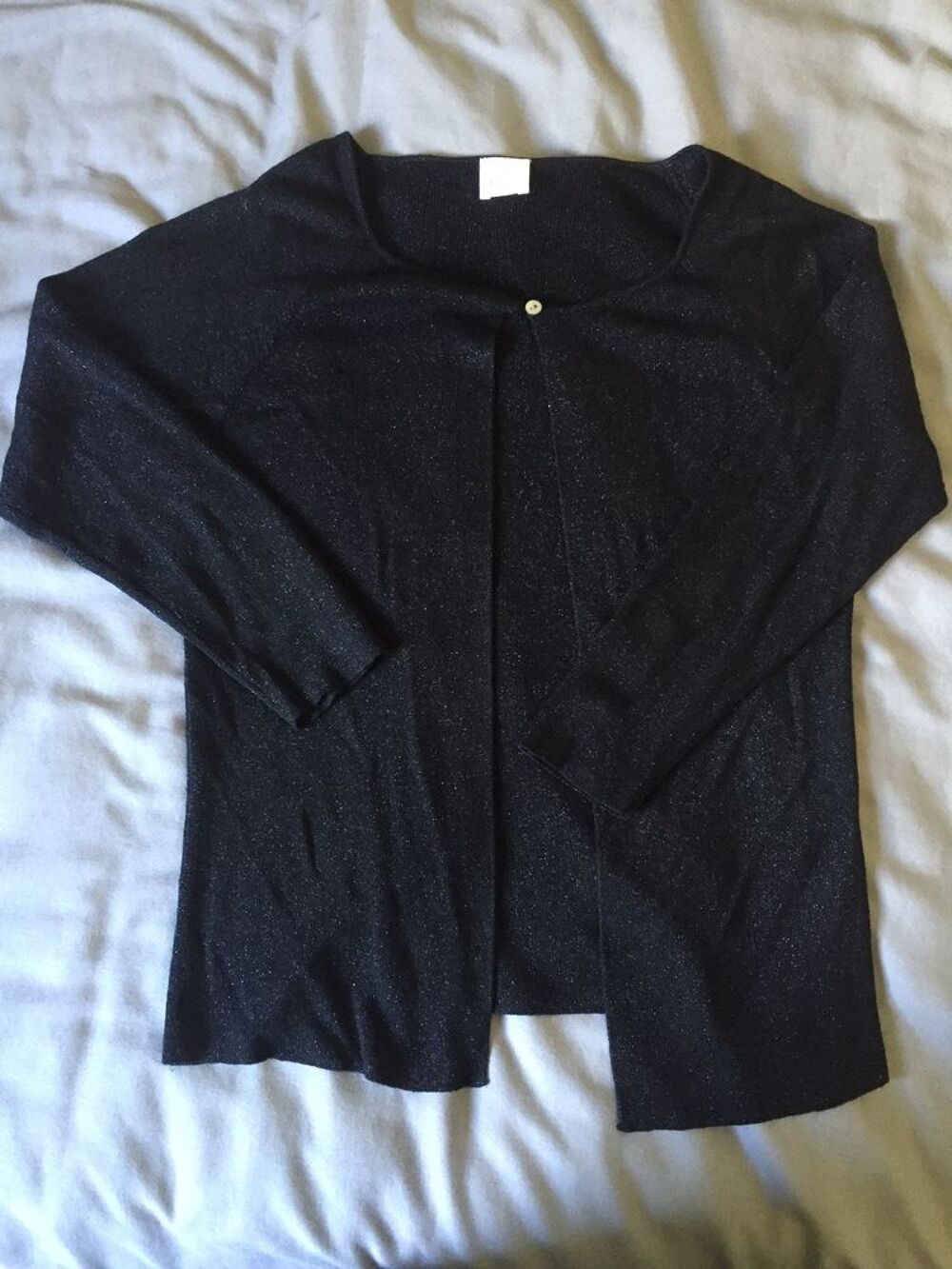 Gilet noir paillet&eacute; Camaieu - Taille 1 Vêtements