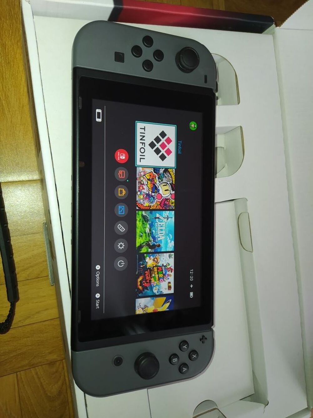 Switch non patch&eacute; presque neuve sans facture sd 128go sacoche neuve injecteur Consoles et jeux vidéos