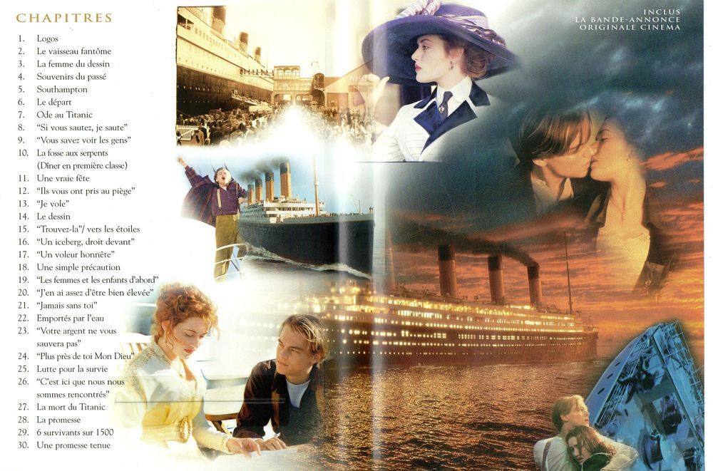 DVD Titanic DVD et blu-ray